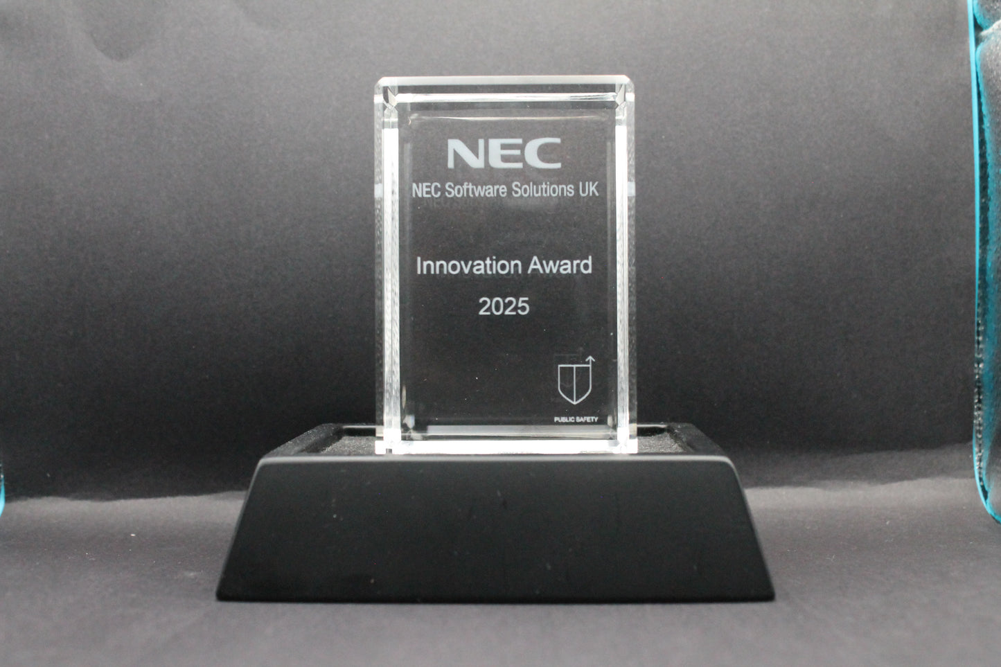 Tall Rectangle 3D Crystal Glass Award