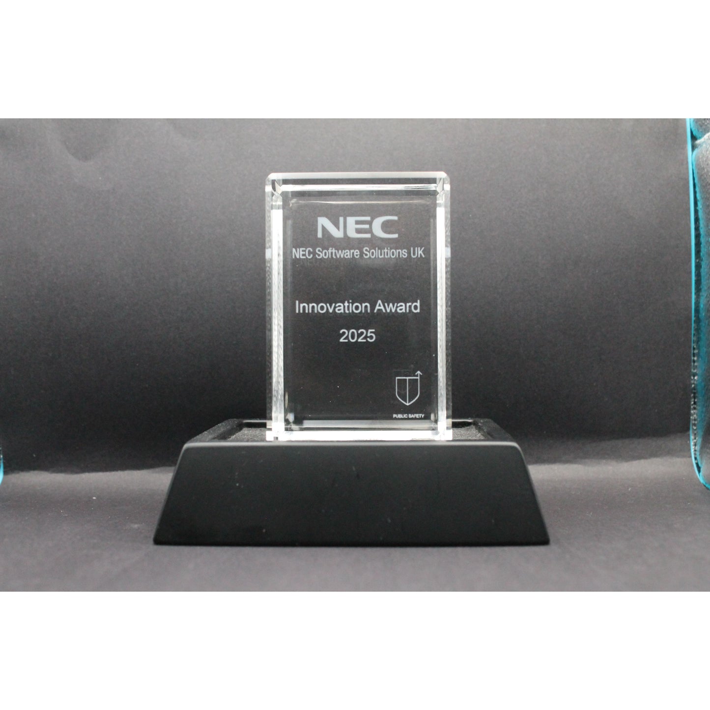 Tall Rectangle 3D Crystal Glass Award