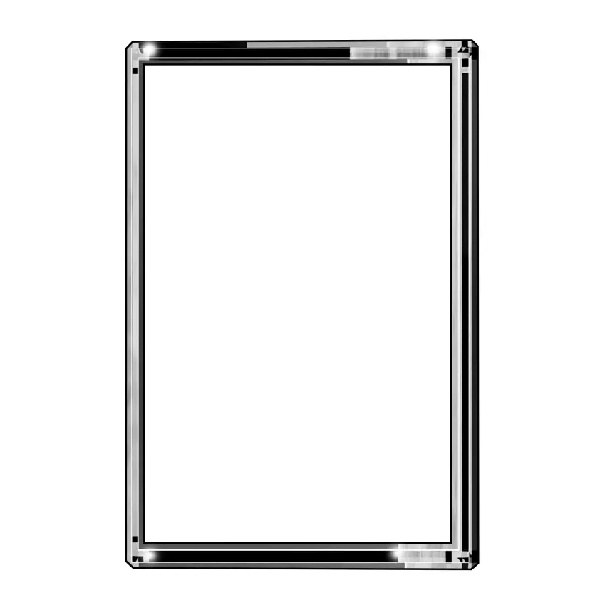 Tall rectangle 3D crystal photo award portrait - personalised UK
