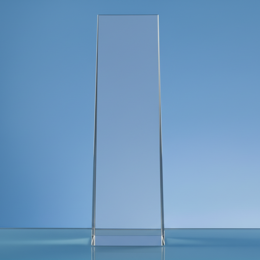 glass wedge shape 3d crystal 