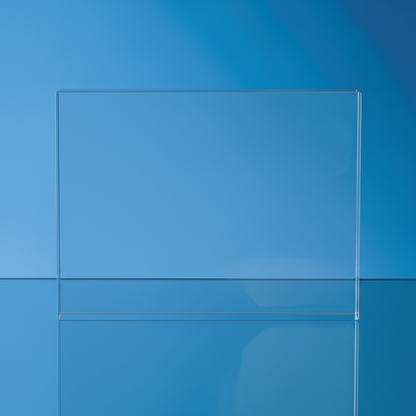 optical crystal rectangle award horizontal or vertical personalised engraving UK