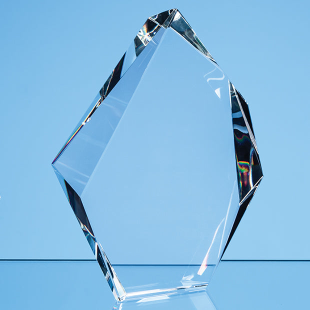 22.5cm Optical Crystal Faceted Ice Peak Award