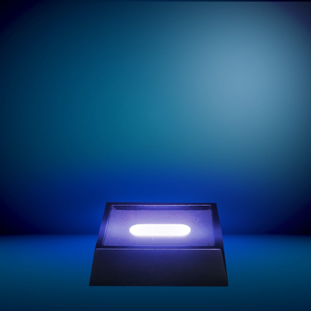 Mini LED Light Base for 3d Crystal - Wood