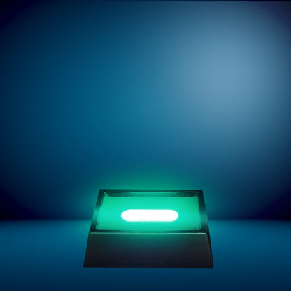 Mini LED Light Base for 3d Crystal - Wood