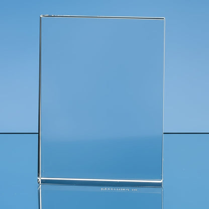 15cm Optical Crystal Vertical Wedge Award
