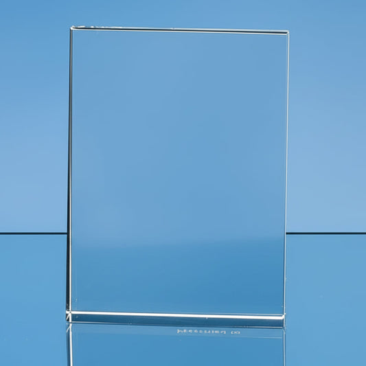 15cm Optical Crystal Vertical Wedge Award