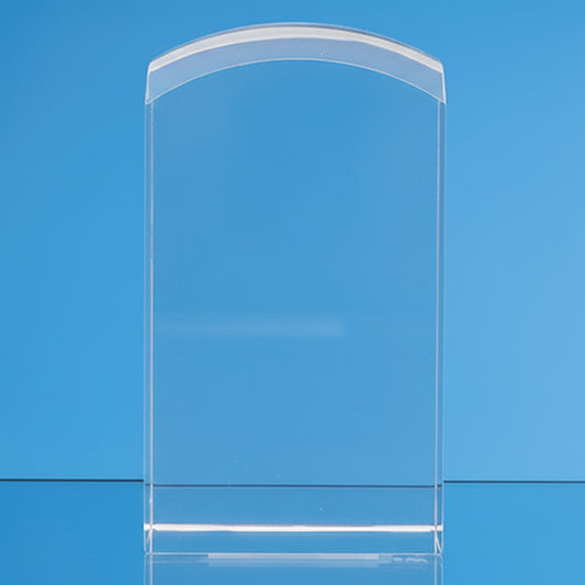 17.5cm x 7.5cm x 7.5cm Optical Crystal Dome Tower